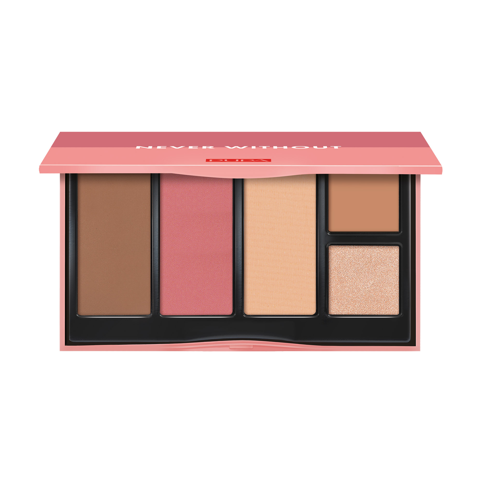 Палетка для обличчя Pupa Never Without 03 Dark Skin, 15.2 г